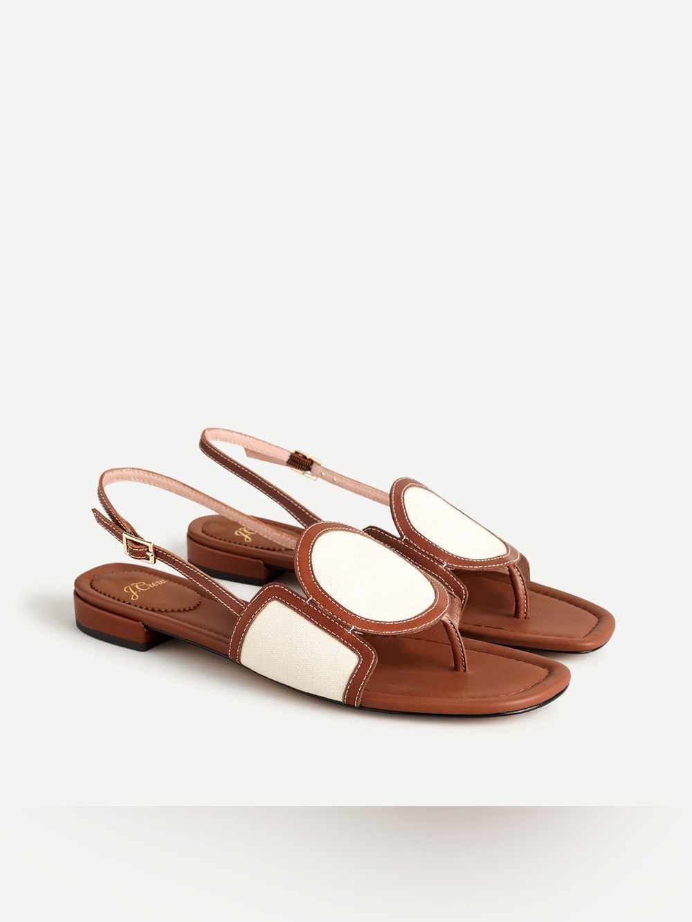 Women’s‎ J Crew Abbie sandals with geometric canvas strap 10